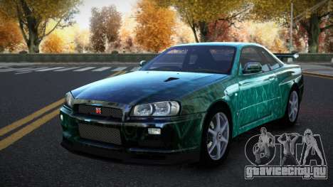 Nissan Skyline R34 Richtiny S5 для GTA 4