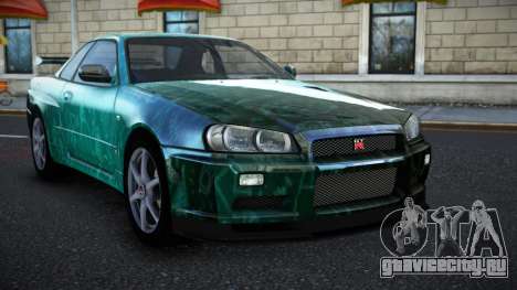 Nissan Skyline R34 Richtiny S5 для GTA 4