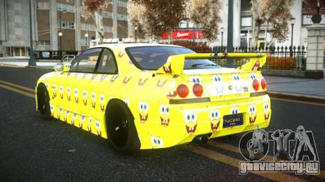 Nissan Skyline R33 Cogelria S2 для GTA 4