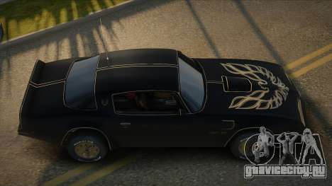 Pontiac Firebird Gortton для GTA San Andreas