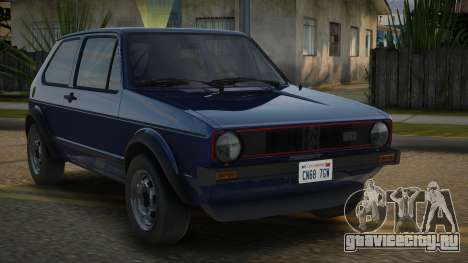 Volkswagen Golf GTI Denus для GTA San Andreas