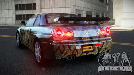 Nissan Skyline R34 Richtiny S2 для GTA 4