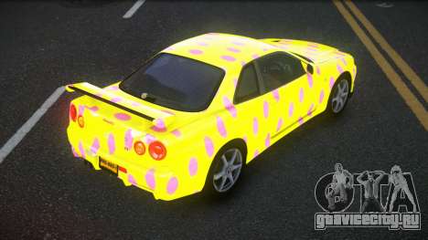 Nissan Skyline R34 Richtiny S6 для GTA 4