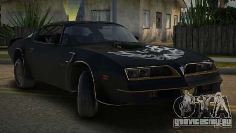 Pontiac Firebird Gortton для GTA San Andreas