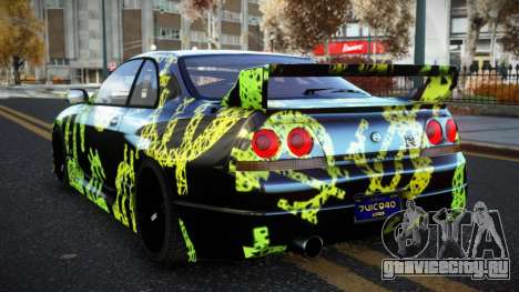 Nissan Skyline R33 Cogelria S8 для GTA 4