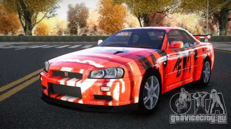 Nissan Skyline R34 Richtiny S14 для GTA 4