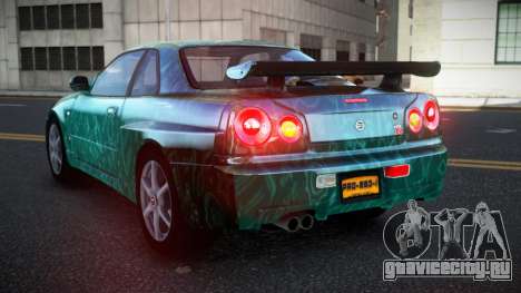 Nissan Skyline R34 Richtiny S5 для GTA 4