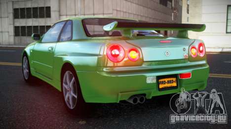 Nissan Skyline R34 Richtiny для GTA 4