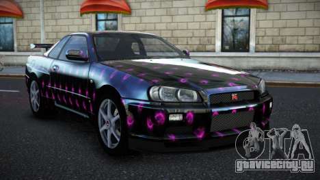 Nissan Skyline R34 Richtiny S3 для GTA 4