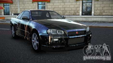 Nissan Skyline R34 Richtiny S8 для GTA 4