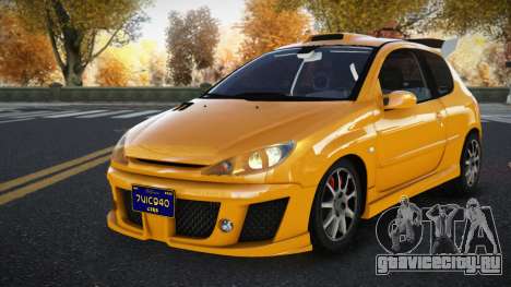 Peugeot 206 Bizjuv для GTA 4