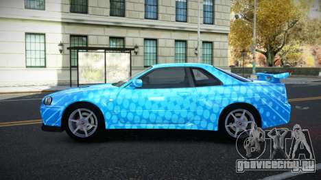 Nissan Skyline R34 Richtiny S7 для GTA 4
