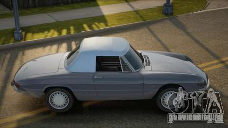 Alfa Romeo Spider 66th для GTA San Andreas