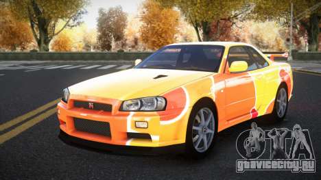 Nissan Skyline R34 Richtiny S1 для GTA 4