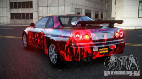 Nissan Skyline R34 Richtiny S9 для GTA 4