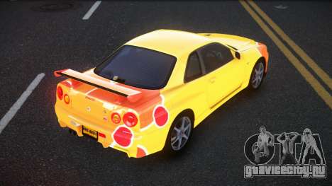 Nissan Skyline R34 Richtiny S1 для GTA 4