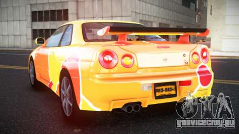 Nissan Skyline R34 Richtiny S1 для GTA 4