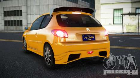 Peugeot 206 Bizjuv для GTA 4