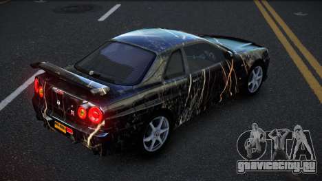 Nissan Skyline R34 Richtiny S8 для GTA 4