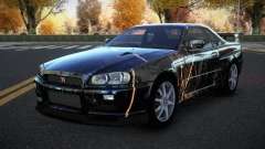 Nissan Skyline R34 Richtiny S8 для GTA 4