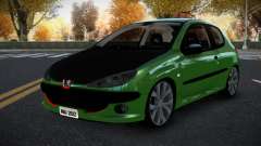 Peugeot 206 Puckuv для GTA 4