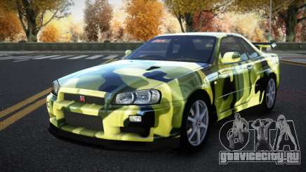 Nissan Skyline R34 Richtiny S11 для GTA 4
