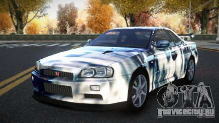 Nissan Skyline R34 Richtiny S12 для GTA 4