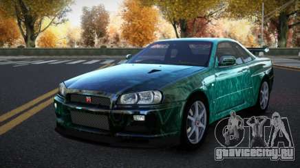 Nissan Skyline R34 Richtiny S5 для GTA 4