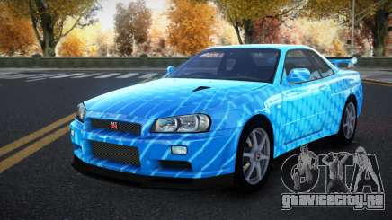 Nissan Skyline R34 Richtiny S7 для GTA 4