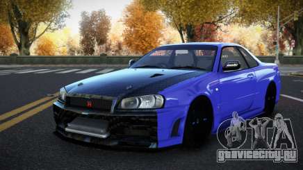 Nissan Skyline R34 Lehijiveb для GTA 4