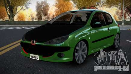 Peugeot 206 Puckuv для GTA 4