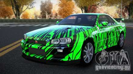 Nissan Skyline R34 Richtiny S4 для GTA 4