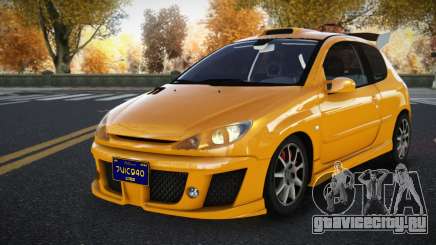 Peugeot 206 Bizjuv для GTA 4
