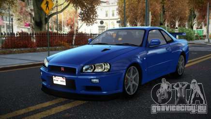 Nissan Skyline R34 Medjur для GTA 4