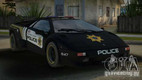 Lamborghini Diablo Police SA для GTA San Andreas