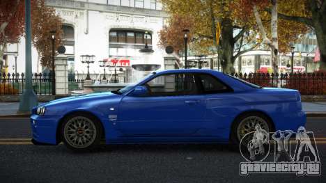 Nissan Skyline R34 Uzat для GTA 4