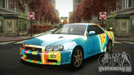 Nissan Skyline R34 Zoelly S6 для GTA 4