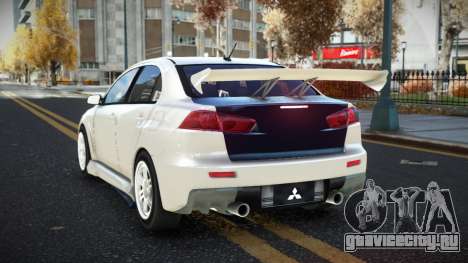 Mitsubishi Lancer Evolution X Atez для GTA 4