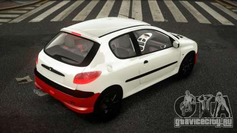 Peugeot 206 Dihinowos для GTA 4