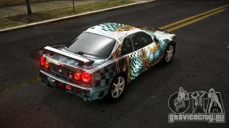 Nissan Skyline R34 Sahunlia S2 для GTA 4