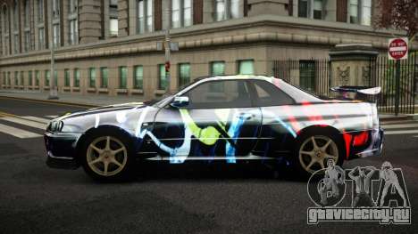 Nissan Skyline R34 Zoelly S9 для GTA 4