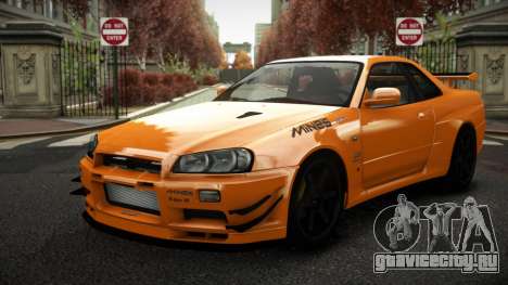 Nissan Skyline R34 Naluxoqof для GTA 4