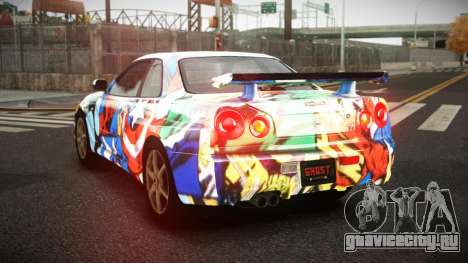 Nissan Skyline R34 Zoelly S12 для GTA 4
