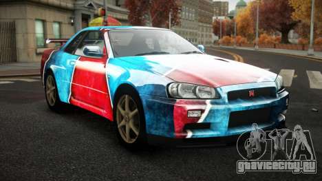 Nissan Skyline R34 Zoelly S10 для GTA 4