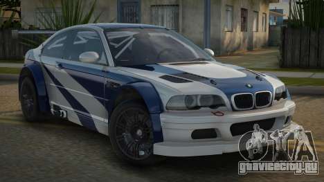 BMW M3 GTR Miceney для GTA San Andreas