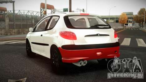 Peugeot 206 Dihinowos для GTA 4