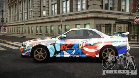 Nissan Skyline R34 Zoelly S12 для GTA 4