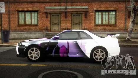 Nissan Skyline R34 Sahunlia S12 для GTA 4