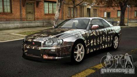 Nissan Skyline R34 Sahunlia S5 для GTA 4