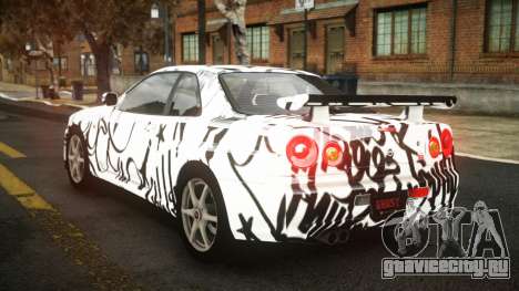 Nissan Skyline R34 Sahunlia S1 для GTA 4